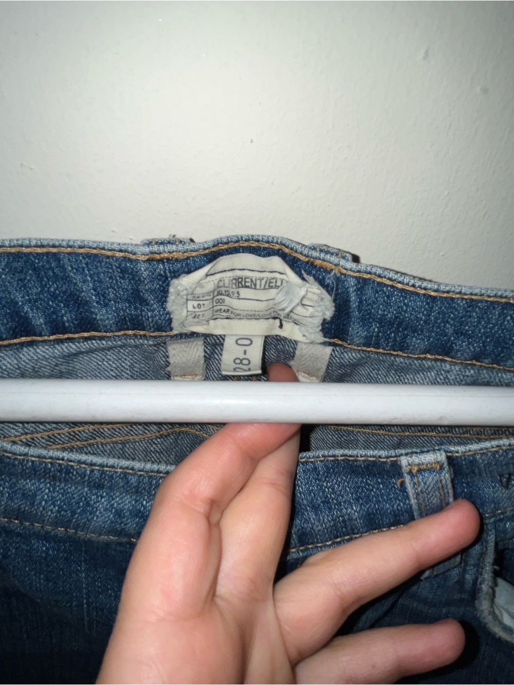 Vintage Blue Denim Jeans - Current/Elliot
